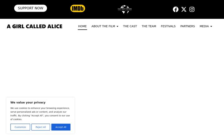 Screenshot ta' agirlcalledalice.com