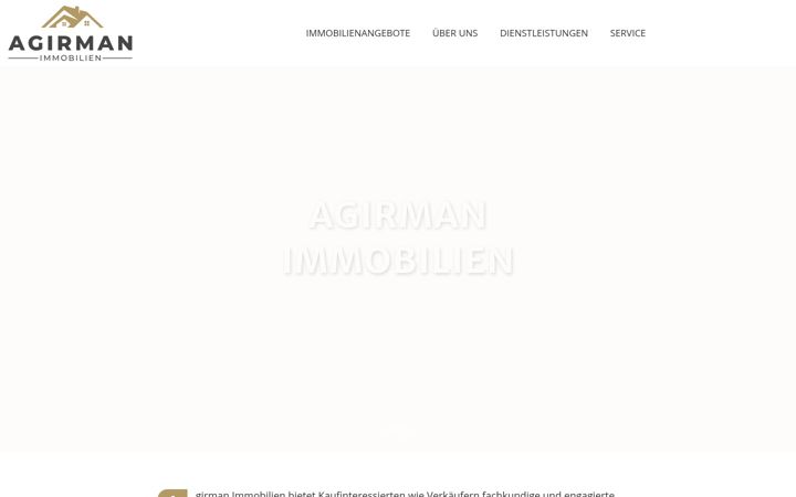 Screenshot of agirman-immobilien.de