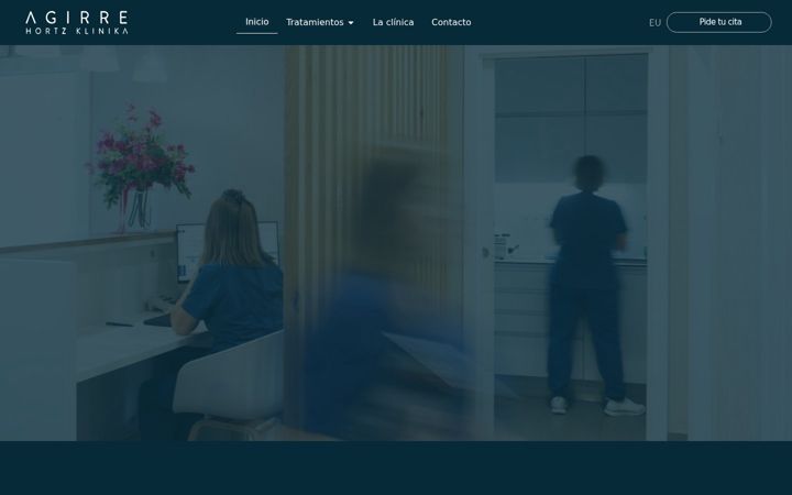 Screenshot di agirrehortzklinika.com