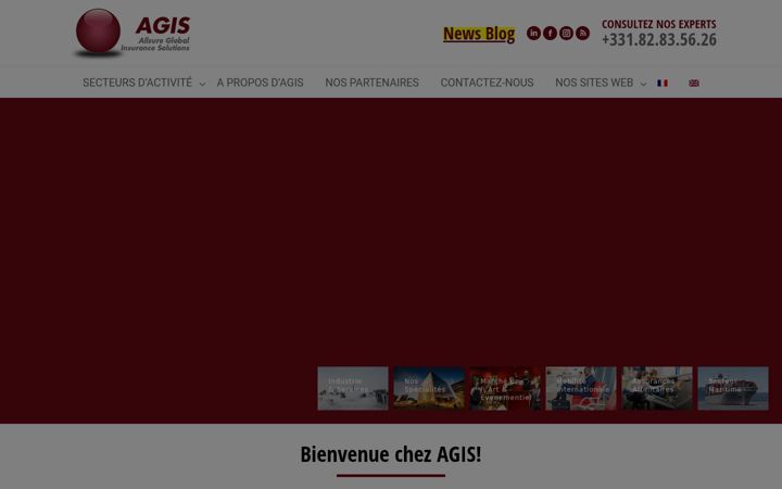 Screenshot of agis-group.com