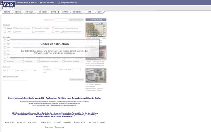Screenshot of agis-immo.de