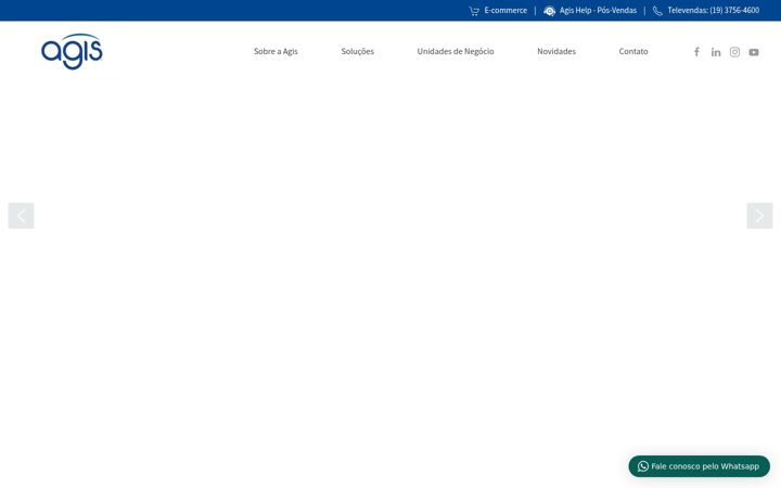 Screenshot of agis.com.br