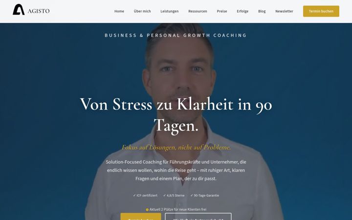 Screenshot of agisto.de