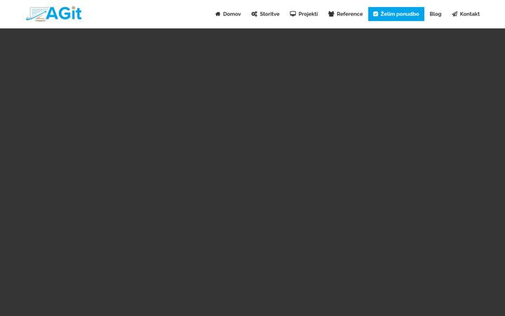 Screenshot of agit.si
