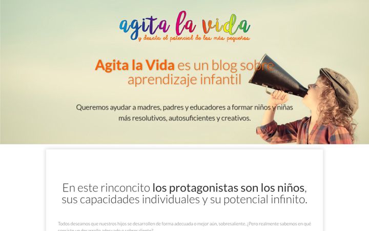 Screenshot of agitalavida.com