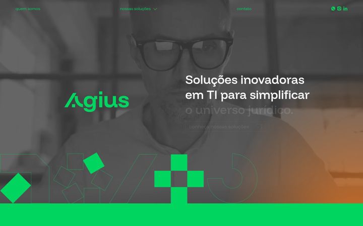 Screenshot of agius.tech