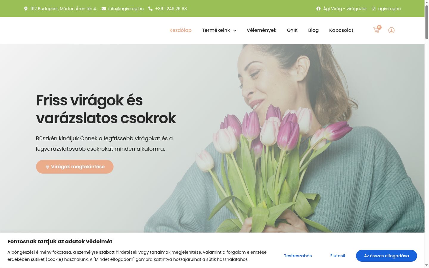 Snímek obrazovky baneru souhlasu zobrazeného před jakoukoli interakcí