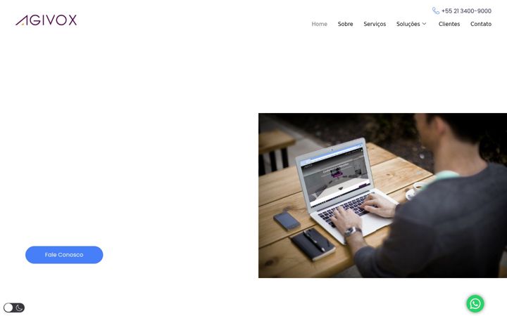 Zrzut ekranu agivox.com.br
