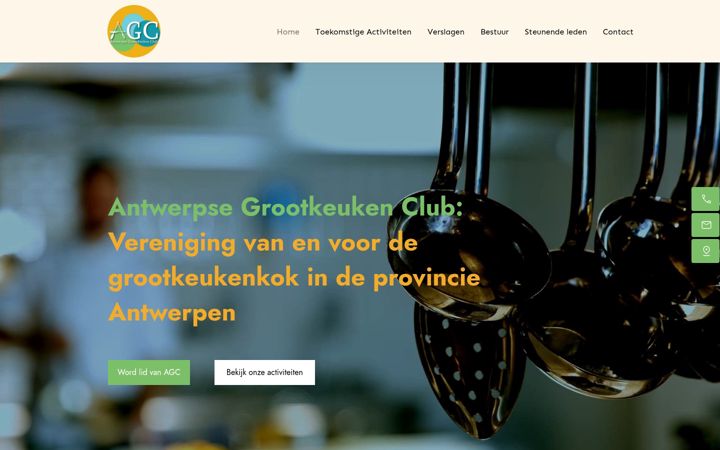 Screenshot of agkc.be