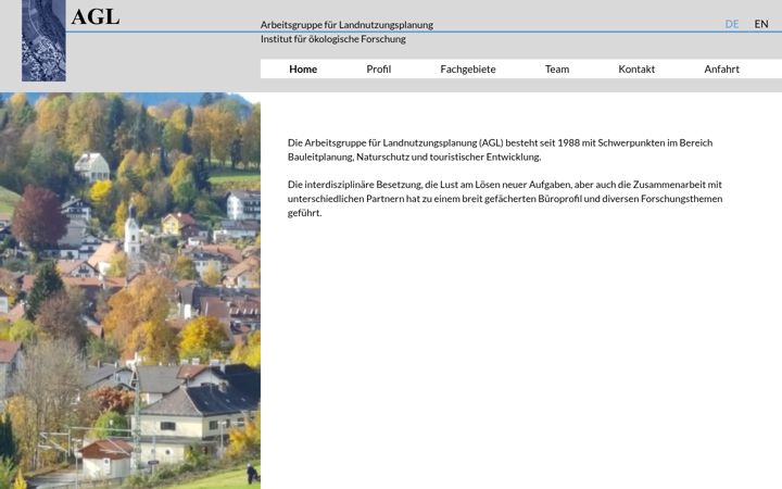 Screenshot of agl-gmbh.com