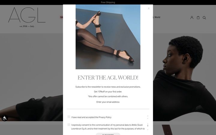 Screenshot of agl.com