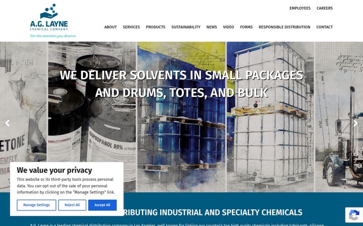 Screenshot of aglayne.com