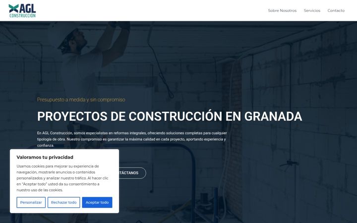 Screenshot von aglconstruccion.com