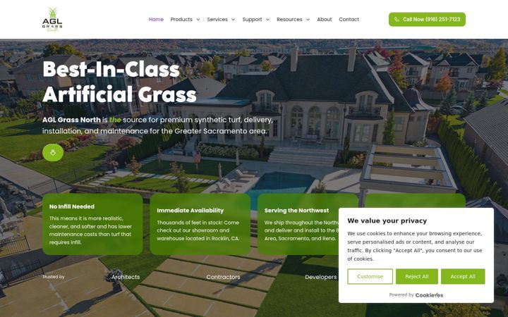 Screenshot of aglgrass-north.com