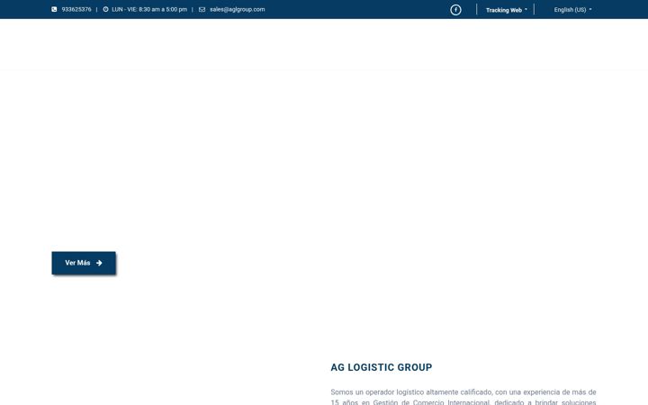 Screenshot of aglgroup.pe