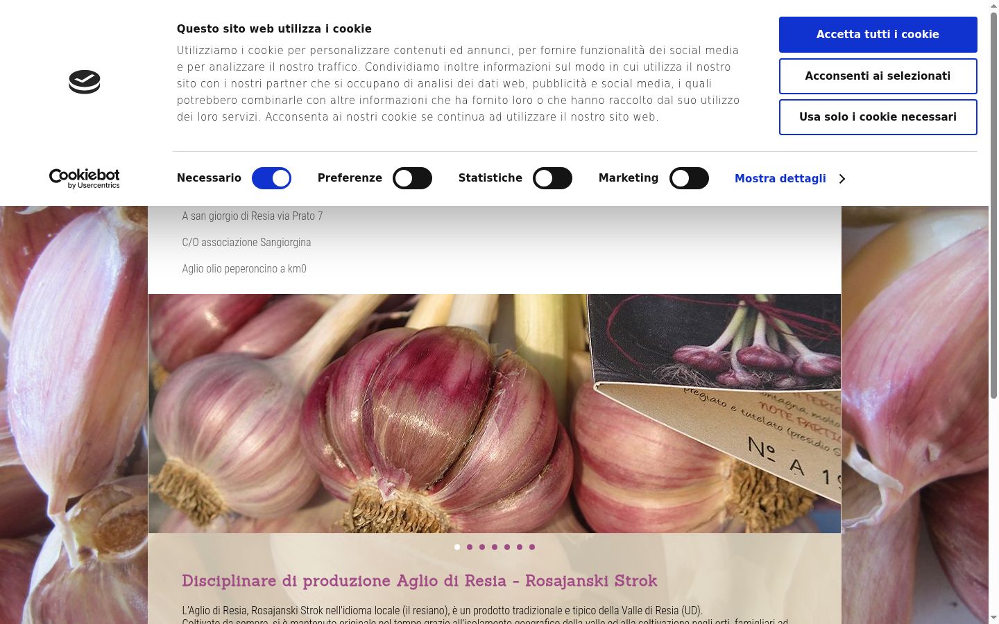 Screenshot des Einwilligungsbanners vor jeglicher Interaktion
