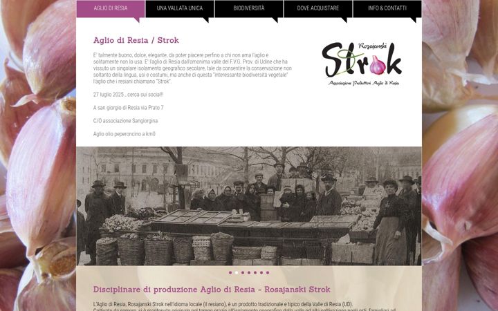 Screenshot of agliodiresia.it
