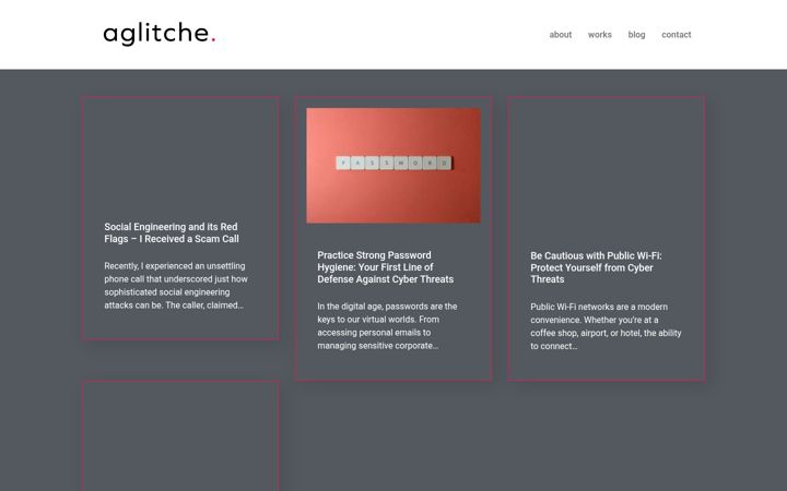 Screenshot of aglitche.com