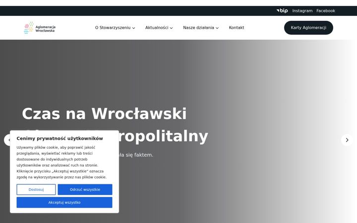 Screenshot of aglomeracja.wroclaw.pl