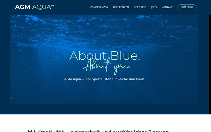 Screenshot of agm-aqua.de