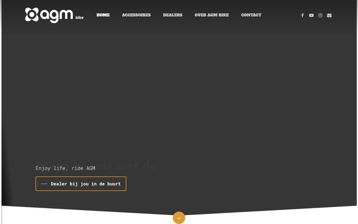Screenshot of agm-bike.nl