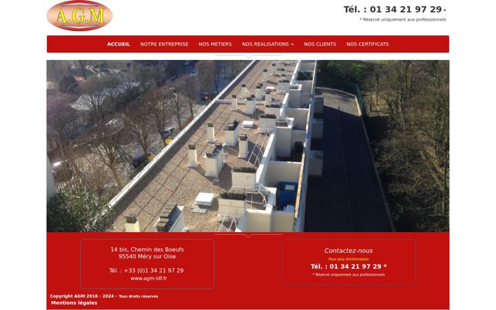Screenshot of agm-idf.fr