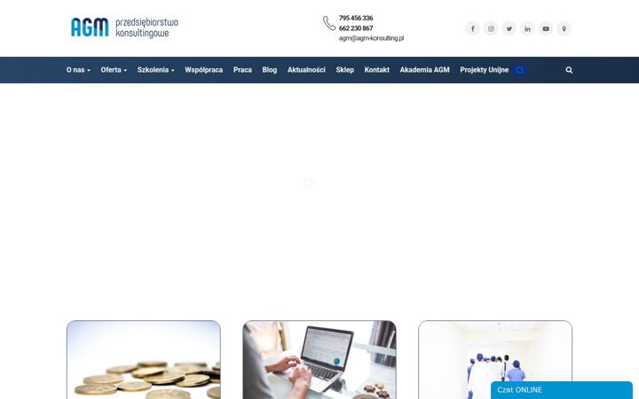 Screenshot of agm-konsulting.pl