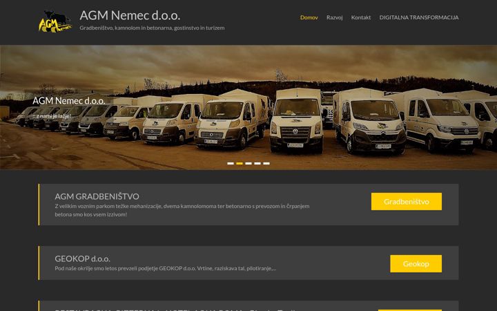 Screenshot of agm-nemec.si