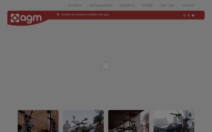 Screenshot of agm.nl