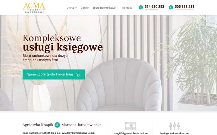 Screenshot of agmabiuro.pl