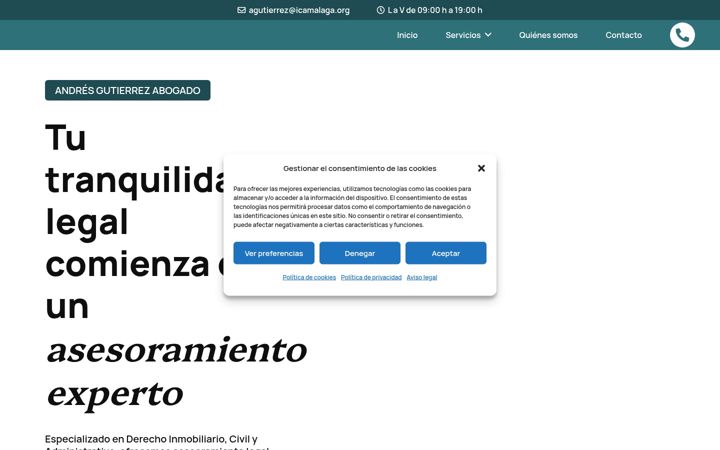 Screenshot of agmabogado.es
