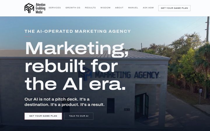 Screenshot of agmagency.com