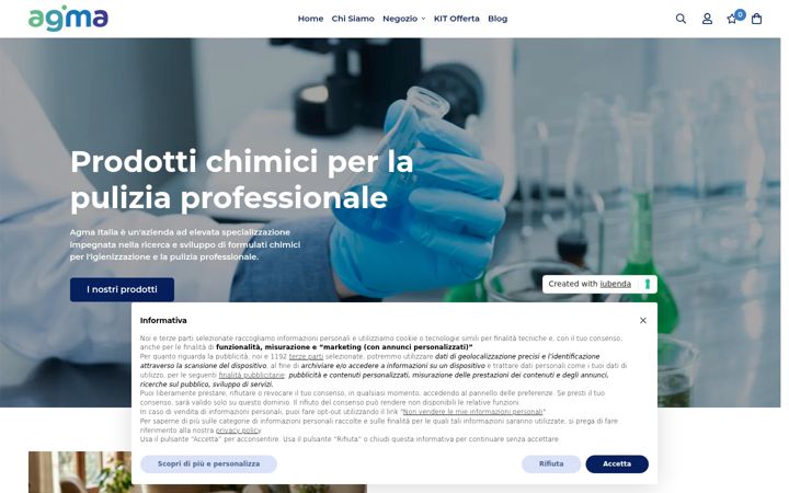 Snímek obrazovky agmaitalia.it