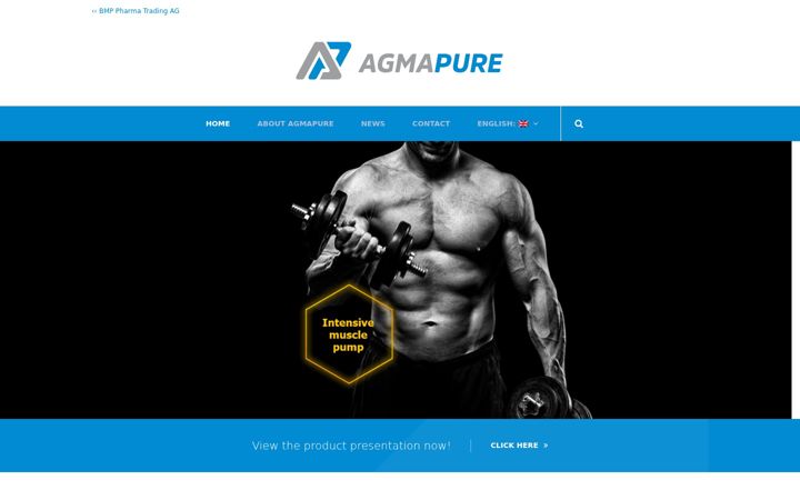 Screenshot of agmapure.de