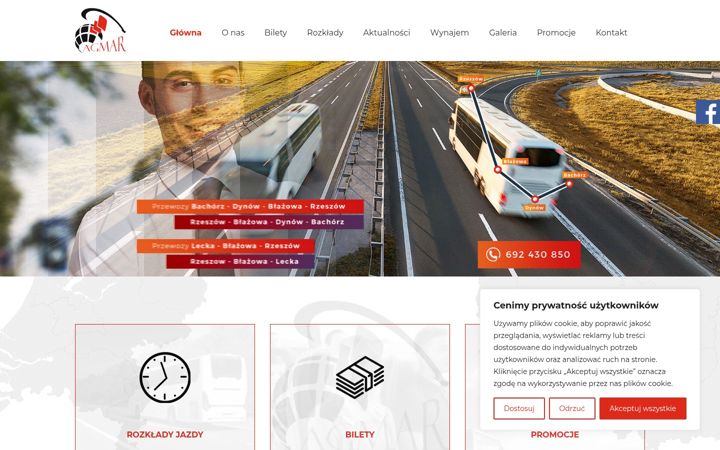 Screenshot of agmarbus.pl