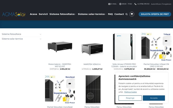 Screenshot of agmasolar.ro