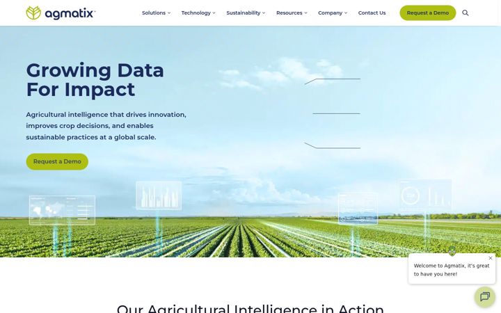 Screenshot of agmatix.com