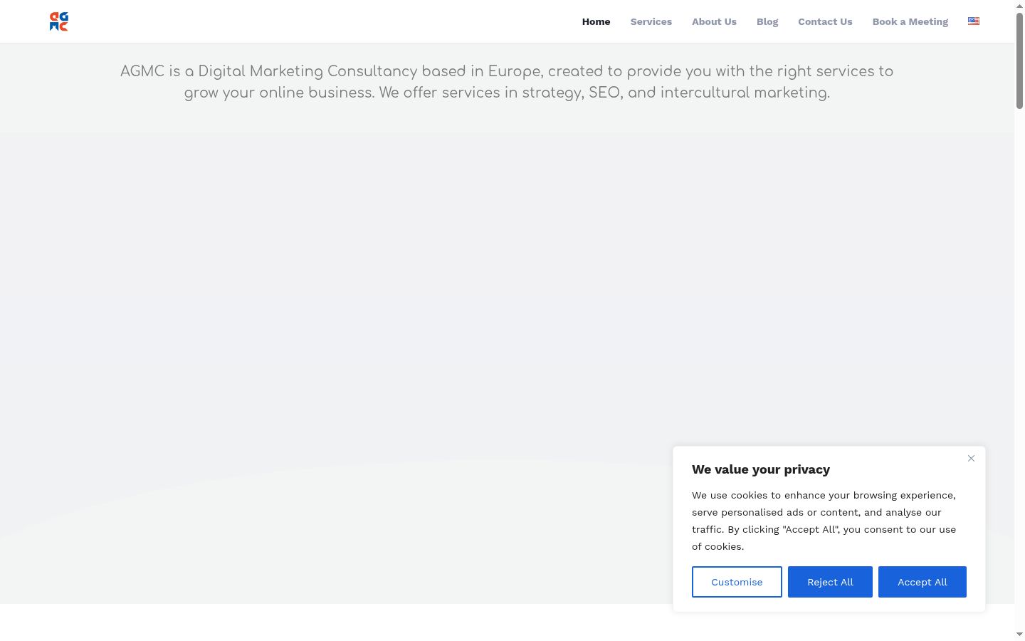 Screenshot van de toestemmingsbanner zoals getoond vóór enige interactie