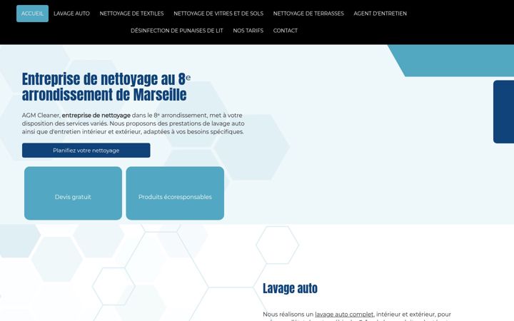 Screenshot of agmcleaner.fr