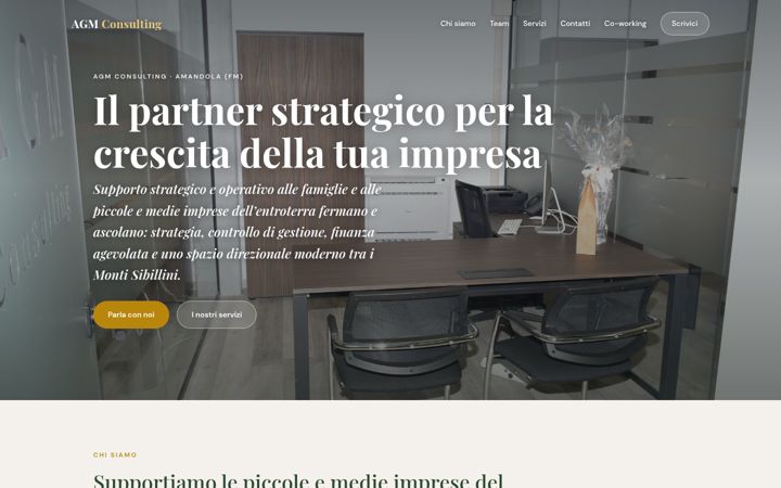 Screenshot of agmconsulting.it