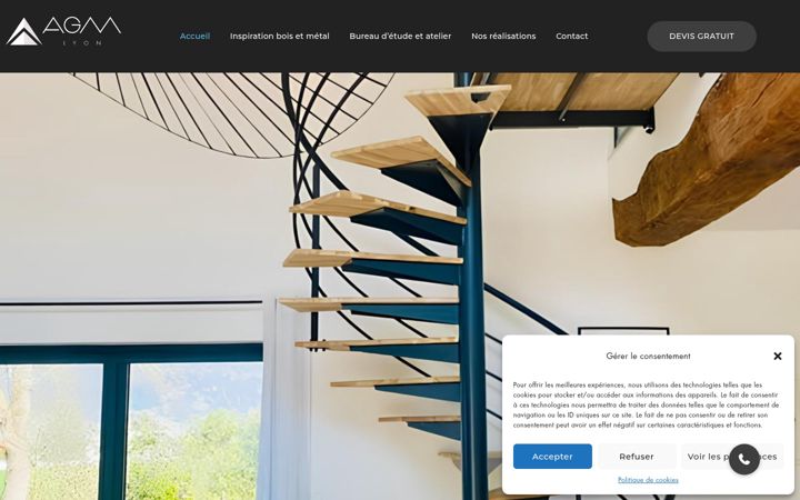 Screenshot of agmcreationinterieur.fr
