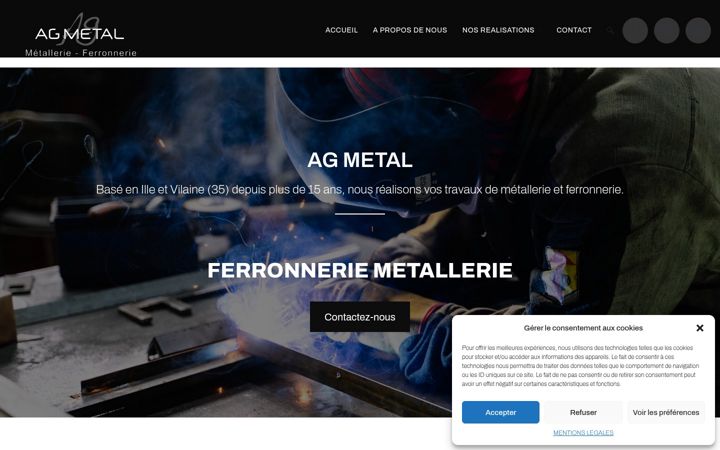 Snímek obrazovky agmetal-vitre.fr