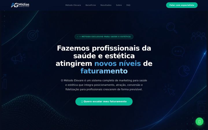 Captura de pantalla de agmidias.com.br