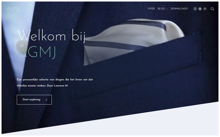 Screenshot of agmj.be