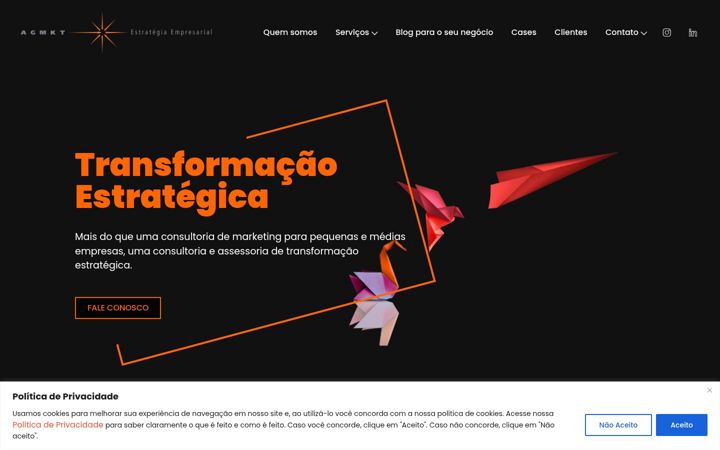 Ekrano kopija agmkt.com.br