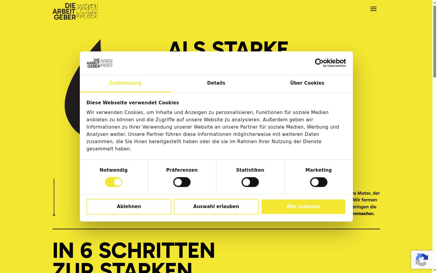 Sutikimo reklamjuostės, rodytos prieš bet kokią sąveiką, ekrano kopija