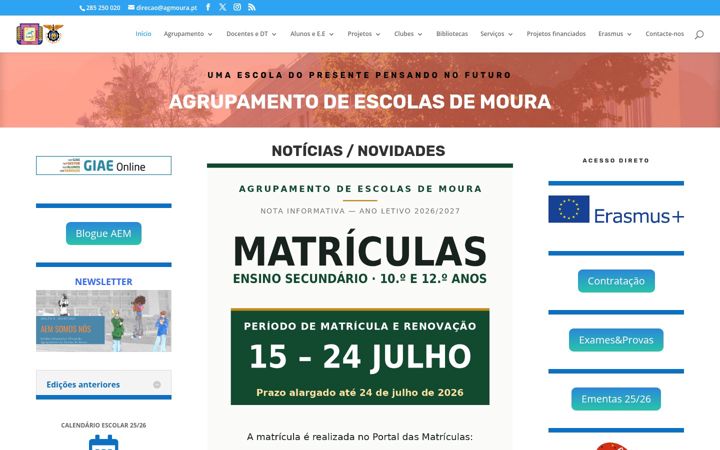 Screenshot of agmoura.pt