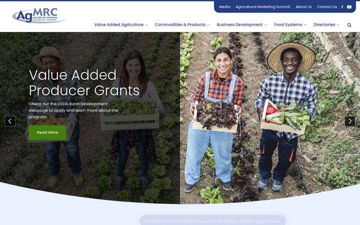 Screenshot of agmrc.org