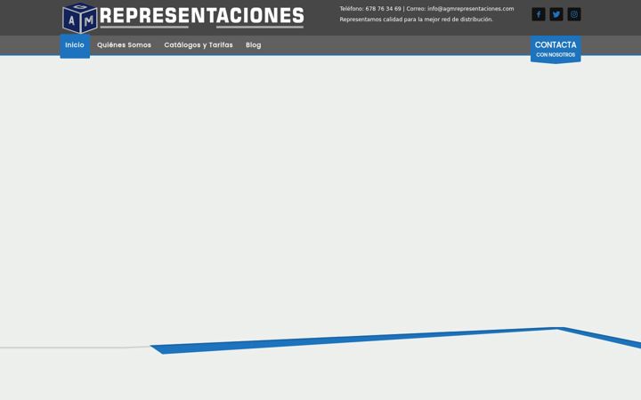 Snimka zaslona za agmrepresentaciones.com