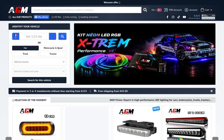 Screenshot of agmvision.com